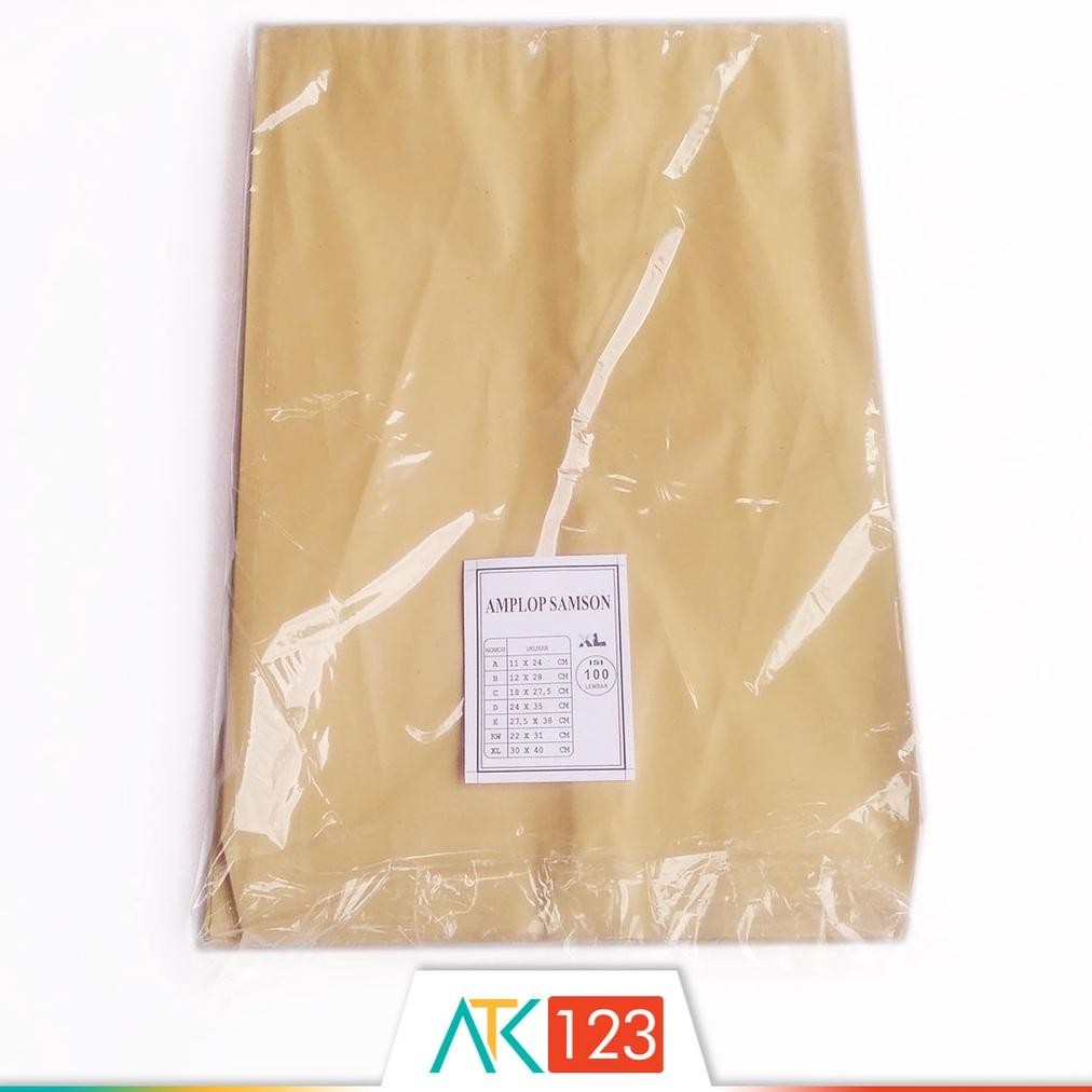 

Baru Amplop Coklat Samson Guanaco XL Isi 100 | Amplop Super Map Jumbo