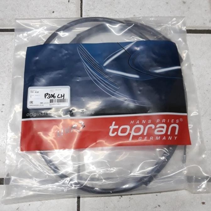 Kabel Rem Tangan Peugeot 306 merk Topran