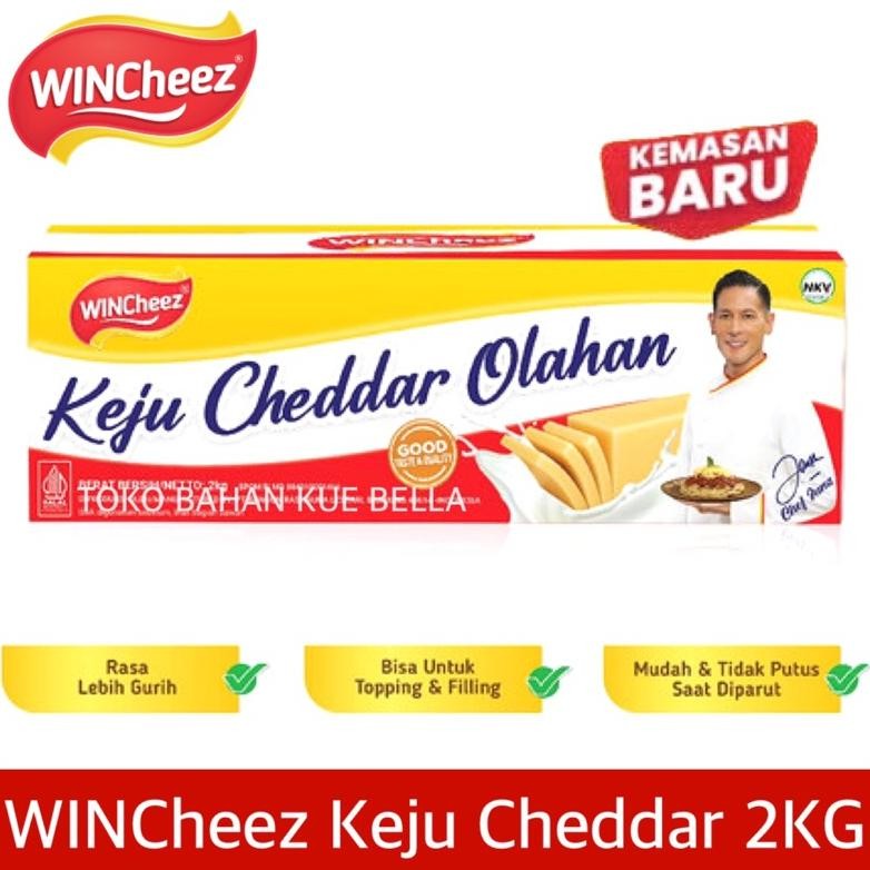 

Baru Keju Wincheez Cheddar 2Kg - Keju Halal Ekonomis untuk Masakan
