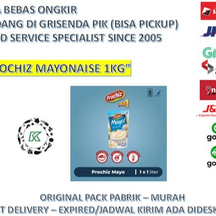 

Prochiz Mayo Salad Dressing Mayonaise 1Kg 1 Liter Pouch Refill