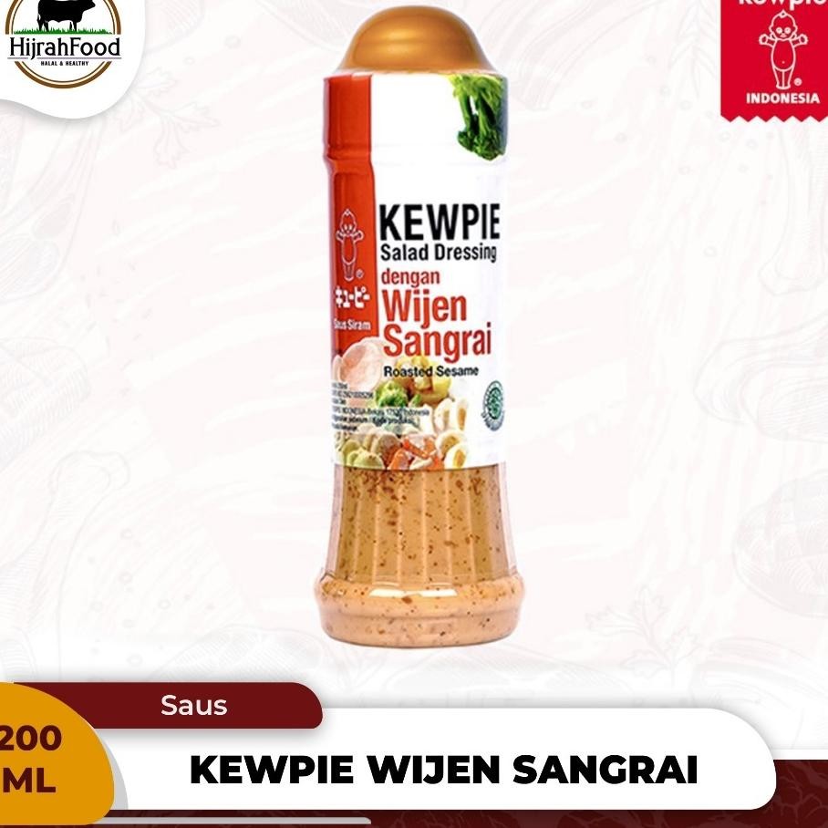

Kewpie Salad Dressing Saus Roasted Sesame Wijen Sangrai 200 Ml