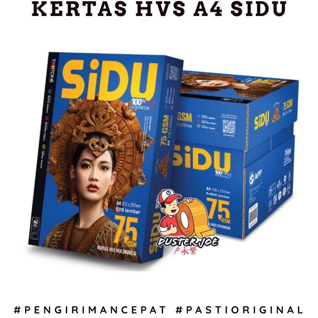 

Sale! Kertas Hvs Sidu A4 75Gsm | 1 Rim | Kertas Print Dan Fotocopy