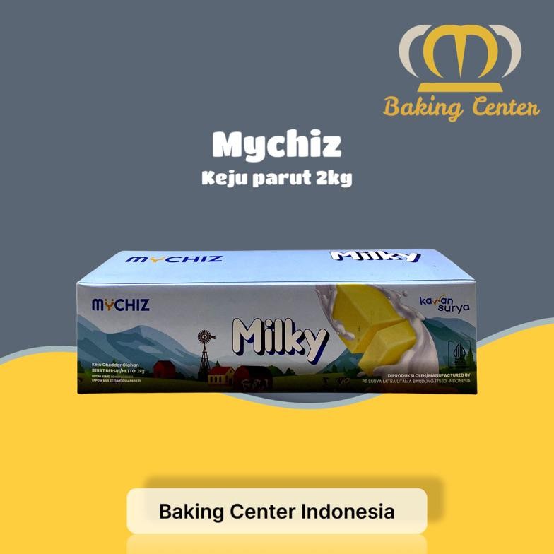 

Baru Keju Mychiz Milky 2kg - Cheddar Milky Cocok untuk Masakan