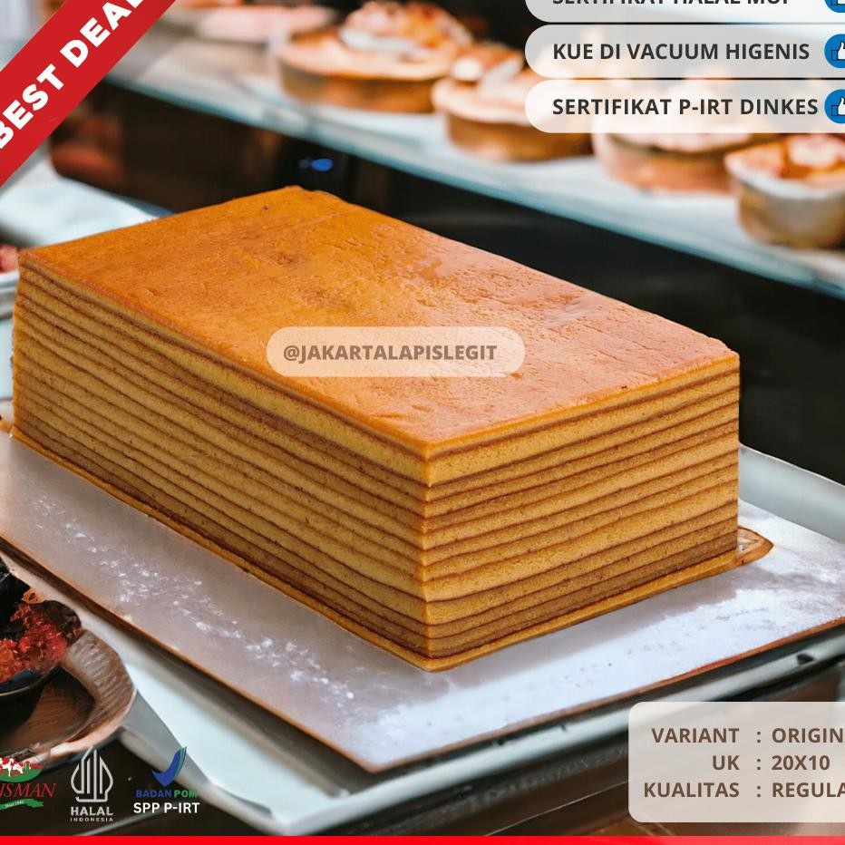 

Kualitas Regular Kue Lapis Legit 20X10 Wisman Halal