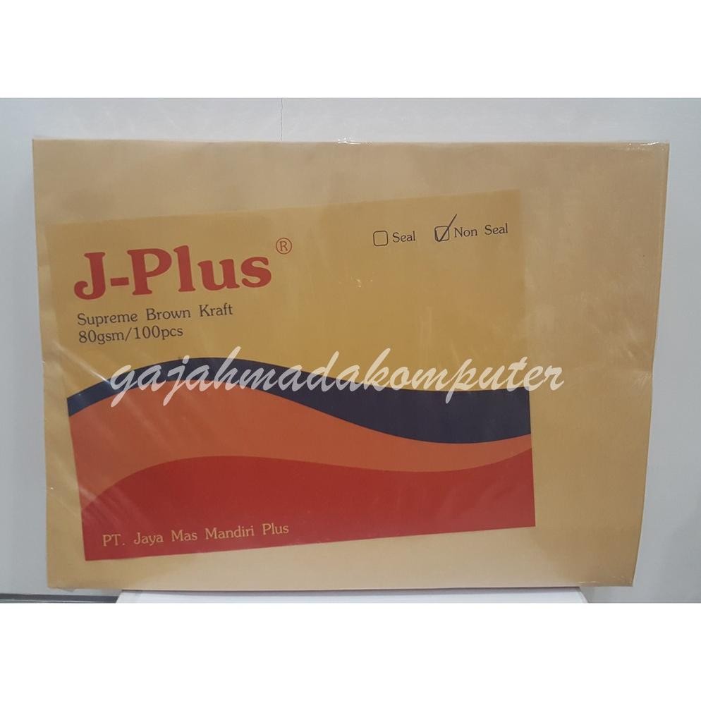 

Baru Amplop Samson E J-Plus - Amplop Coklat Extra Folio Isi 100 pcs