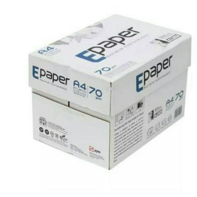 

Sale! Kertas Hvs A4 Epaper | 1 Box Isi 5 Rim | Kertas Putih Fotokopi