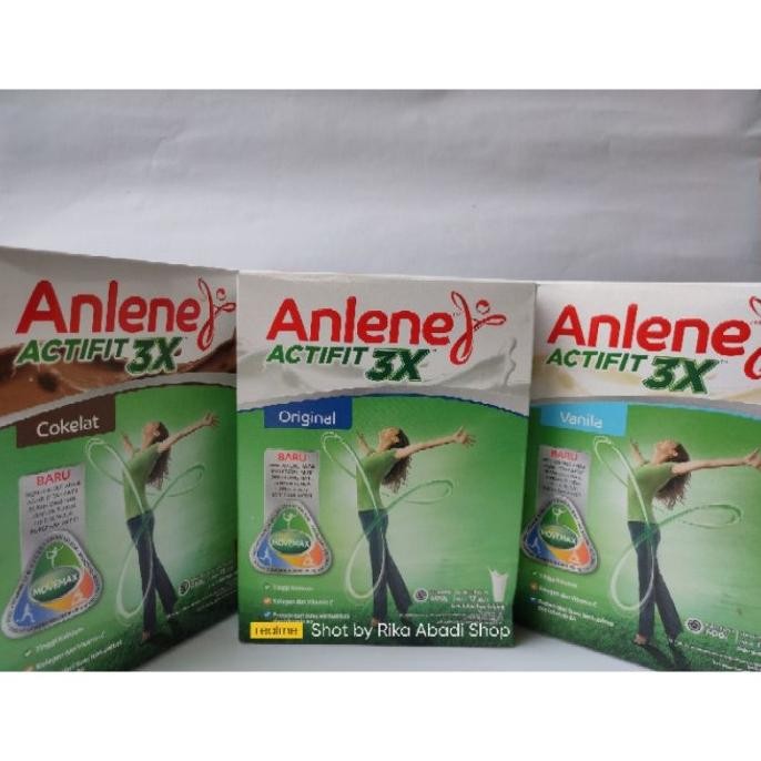 

(Expert) Anlene Actifit 600gr Rasa Vanila, coklat, original 590gr