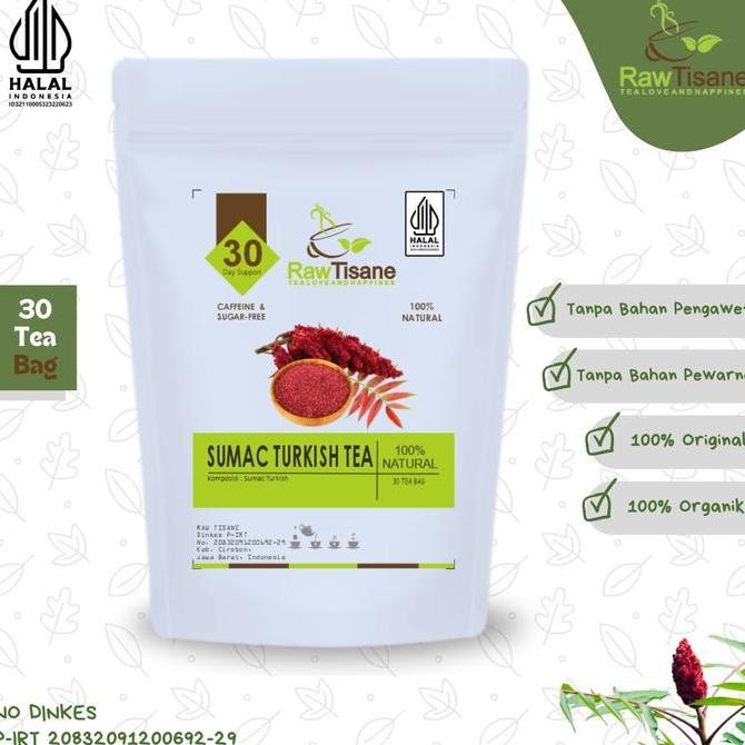 

SALE!!! SUMAC TEA : TURKISH SUMAC TEA / RED SUMAC TEA (30 TEA BAG)
