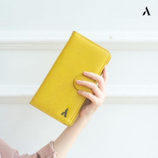 Murah Alona Leather Jakarta - Planner Wallet Dompet Wanita Panjang Dompet Budget Keuangan Dompet Cew