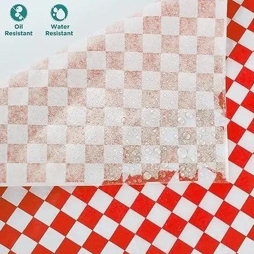 

Sale! Kertas Bungkus Roti Motif Kotak 30X30Cm 200Pcs Gingham Wrapping Food Grade Kekinian