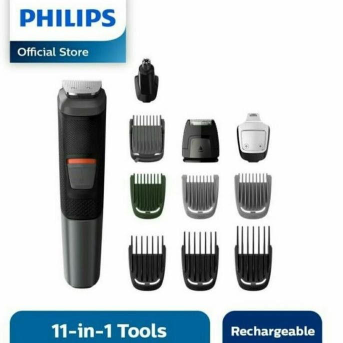 Terlaris Philips Multigroom Mg5730 Alat Cukur (11 In 1) Mg 5730 / Mg-5730
