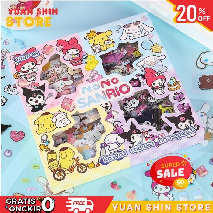 

STICKER LUCU 2D SANRIO KUROMI ISI 100 LEMBAR VIRAL MAINAN STIKER ISI 100/MAINAN STIKER LUCU/STIKER BUKU BEST SELLER