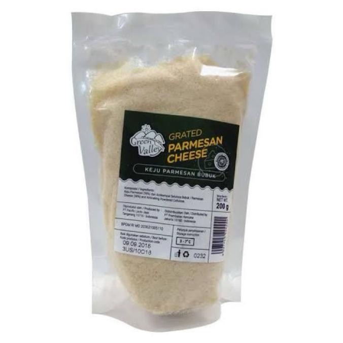 

(Expert) Keju Parmesan Green Valey 200gr Kemasan Repack Original Parmesan Cheese Greeted