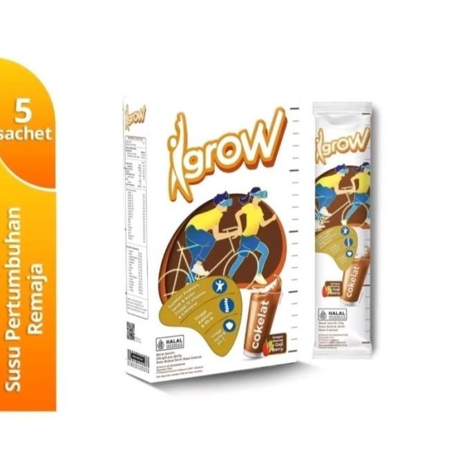 

(Expert) IGROW susu bubuk tumbuh kembang anak extra goji berry coklat