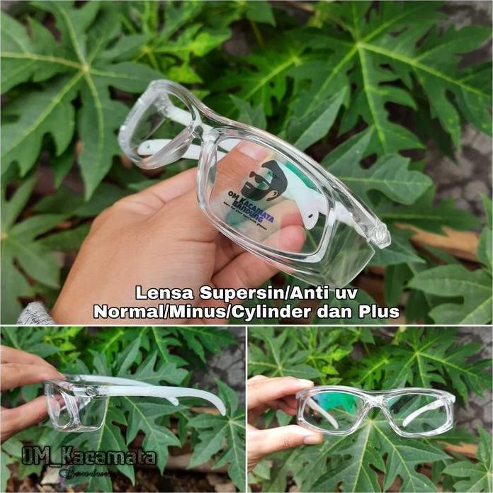 

Terlaris Kacamata Safety Bening Gratis Lensa Supersin/Anti Uv Normal/Minus/Plus