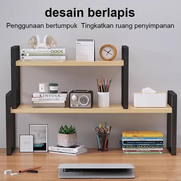 

Terlaris [Ak]Rak Buku Rak Meja Stationery Desktop Storage Rak Desktop Rak Serbaguna Dapur Desktop Rak Buku Meja Dinding