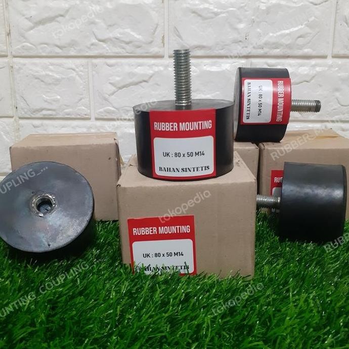 

Terlaris Rubber Engine Mounting Genset Uk 80X50Xm14 Sintetis
