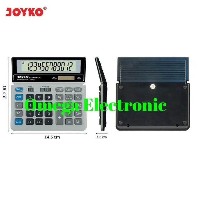 

restock Joyko CC 868CH Calculator Kalkulator CC-868CH 12 Digits Check Correct