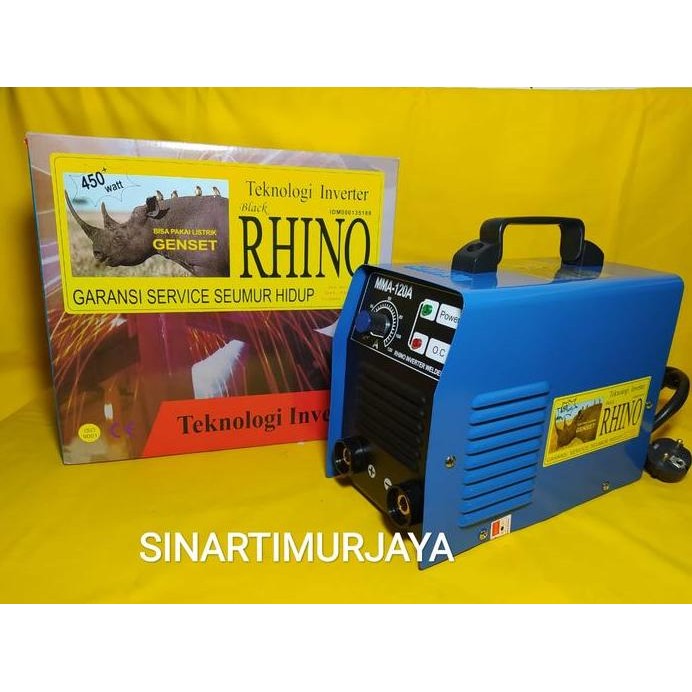 

Terlaris Mesin Travo Las Mma-120A 450W (Bisa Pakai Listrik Genset) Rhino