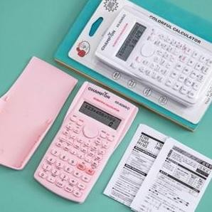 

restock Kalkulator Color Function Scientific Kalkulator 24 Fungsi Kalkulasi 5 Warna 1700 scientific calculator Biru Pink