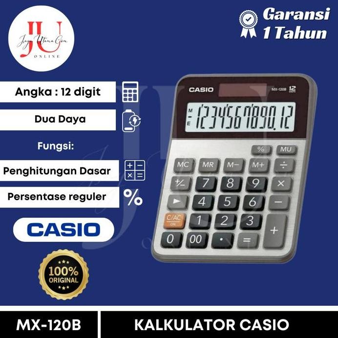 

restock Kalkulator Casio MX-120B Original