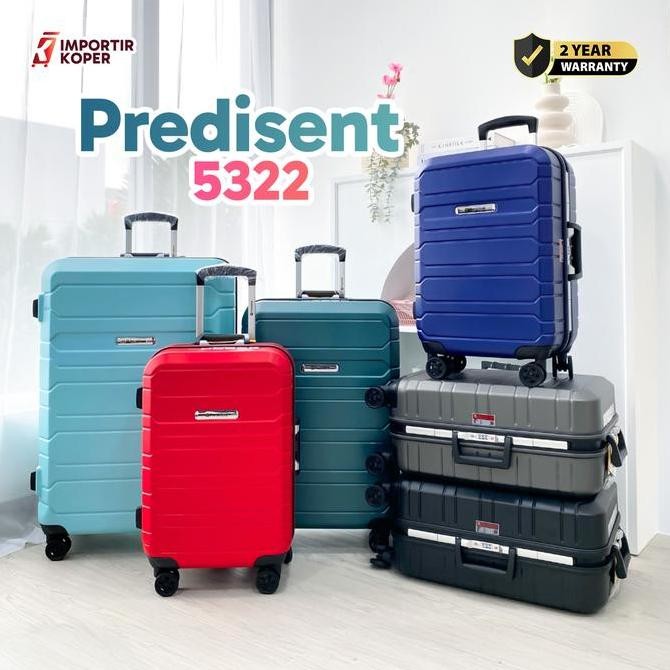 ready Koper President Original 5322 Series 20 & 24 Inch Aluminium TSA Lock