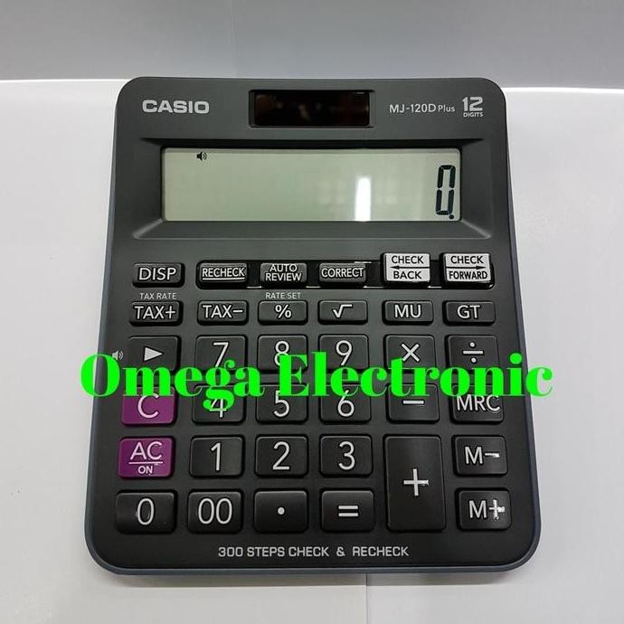 

restock Casio Desktop MJ-120D - Kalkulator Meja Office check correct MJ 120D