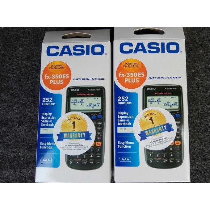 

restock kalkulator calculator casio ori original casio scientific fx350es plus