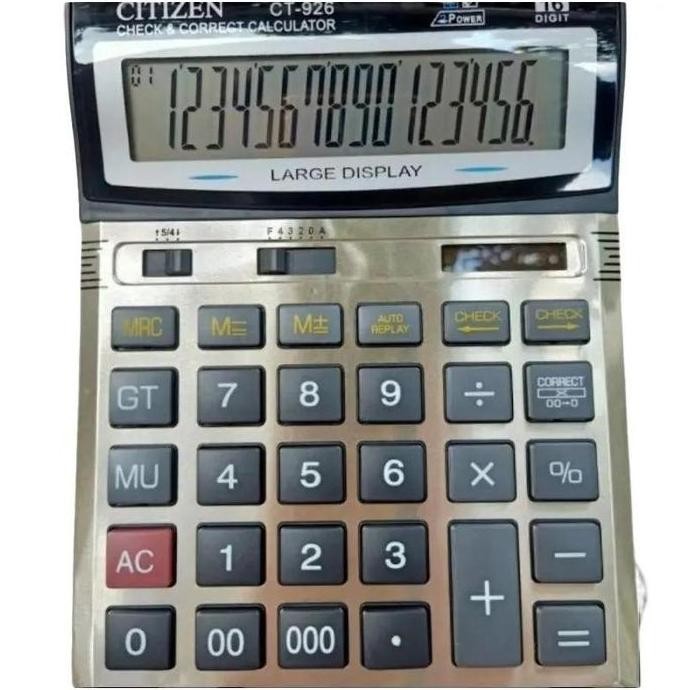 

restock Kalkulator BESAR CTZ926 16 Digit Kalkulator Dagang Warung Besar / Kalkulator MURAH GROSIR