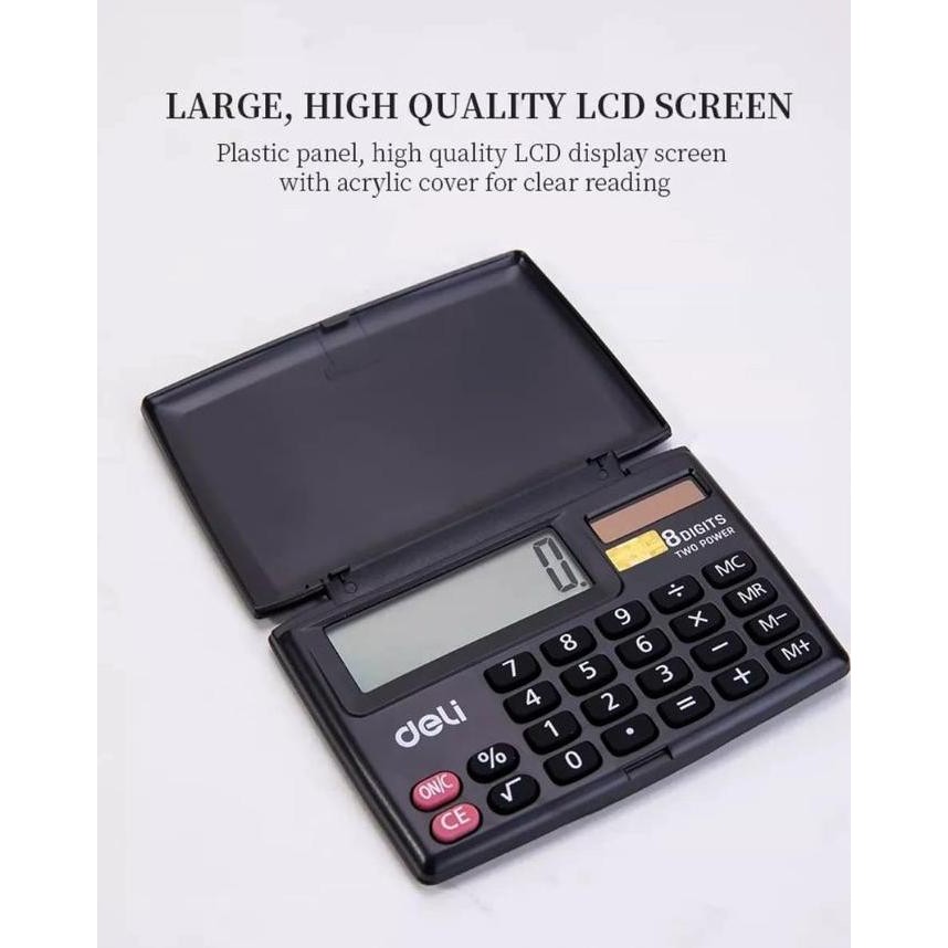 

restock Deli Kalkulator saku 8 digit pocket Calculator kalkulator kecil kalkulator poket