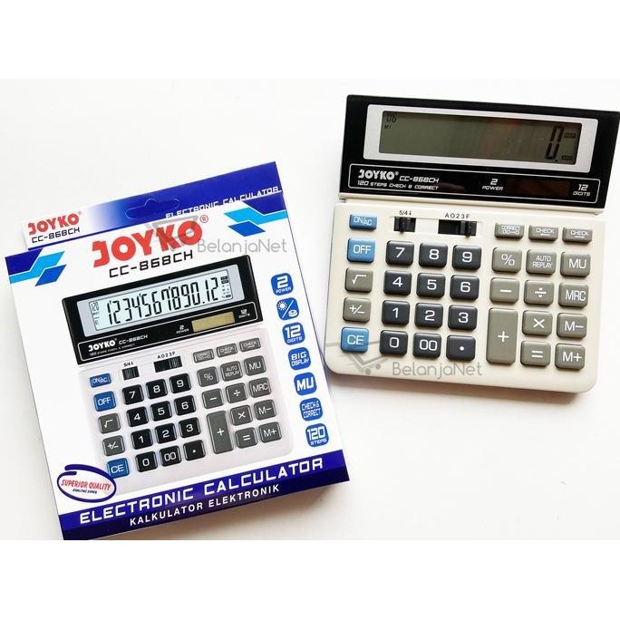 

restock Calculator | Kalkulator Joyko CC-868CH 12 Digits Check Correct