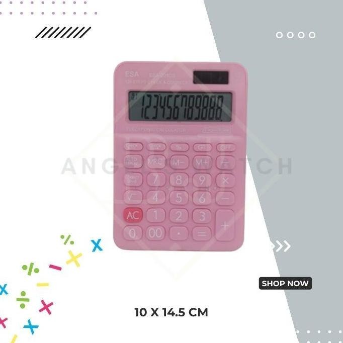 

restock Kalkulator dagang 12 digit/ calculator dagang / kalkulator sedang