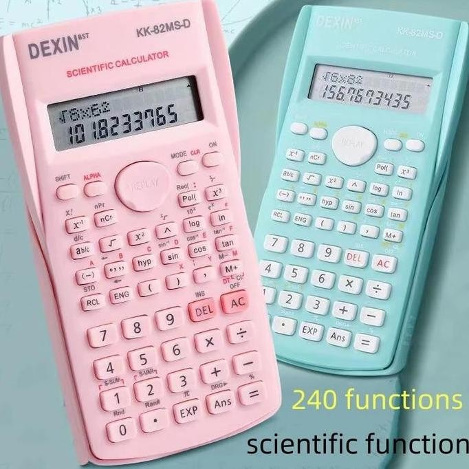 

restock Kalkulator Scientific / Kalkulator Ilmiah 240 Fungsi Sains Calculator SinCosTan Stationary Sekolah