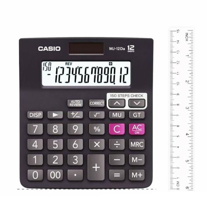 

restock KALKULATOR CEK ULANG CASIO MJ-12D PLUS - CHECK CORRECT CALCULATOR
