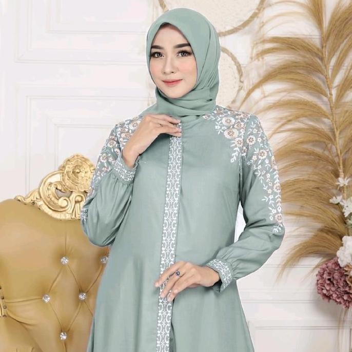 Gamis Madina Renata Bordir COD Gamis Bordir Toyobo