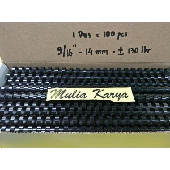 

ready !!! Spiral Plastik Jilid 9/16 " - 14 mm Folio isi 100 pcs