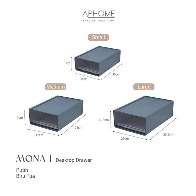 

Terlaris Aphome Desk Drawer Storage Box Stackable White Aesthetic Rak Laci Penyimpanan Buku Meja Portabel Dokumen Rak Map Putih Kotak Desktop Stationery Organizer Mona