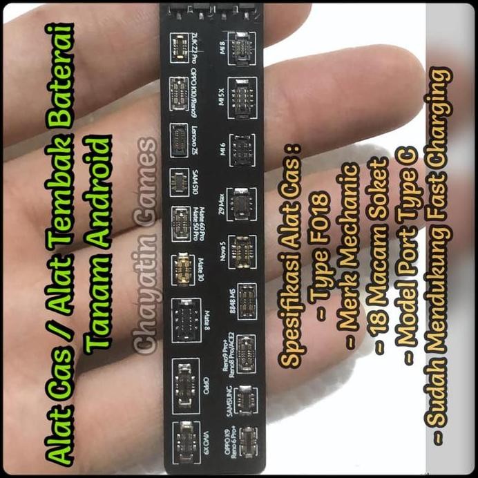 Alat Cas / Alat Tembak Baterai Tanam HP Merk Original Mechanic Khusus Untuk HP Android 18 in 1