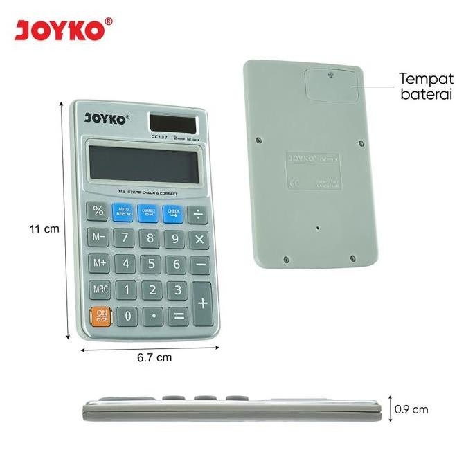 

restock Calculator / Kalkulator JOYKO CC-37 / 12 Digits / Check Correct