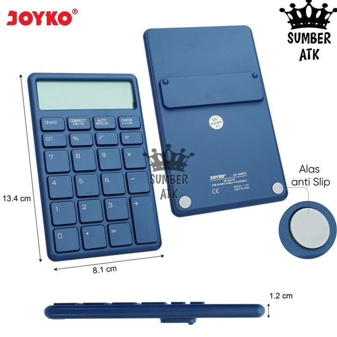 

restock Calculator Kalkulator Joyko CC-55CO 12 Digits Check Correct