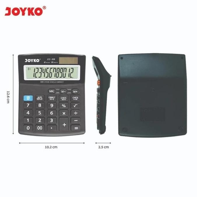 

restock Calculator Kalkulator Joyko CC-39 12 Digits Check Correct