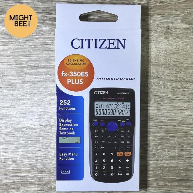 

restock Kalkulator Scientific Citizen FX 350ES Plus - Kalkulator Ilmiah/Rumus