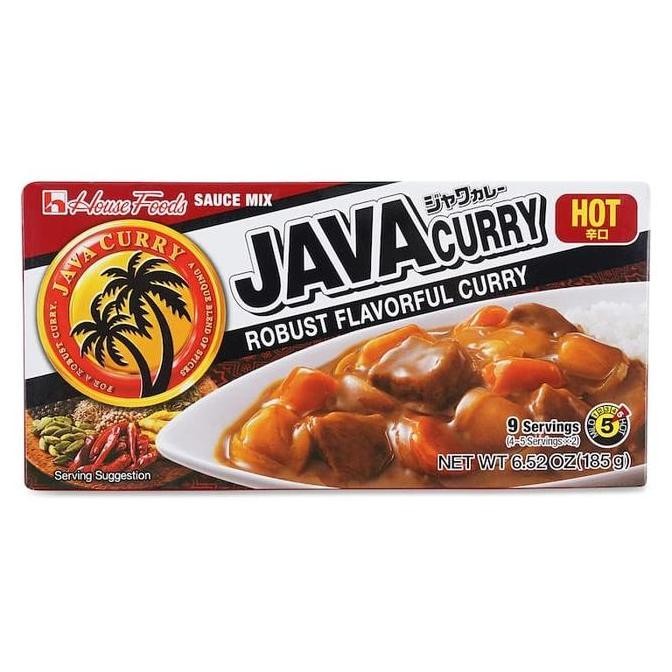 

TERLARIS Bumbu Kari House Foods Java Curry Hot Robust Flavour 185 Gram ready
