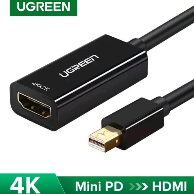 Ugreen 2 In 1 Thunderbolt Mini Displayport To Hdmi & Vga Converter 4K