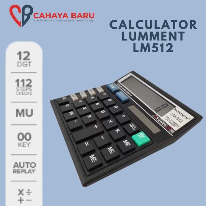 

restock CALCULATOR LUMMENT LM512