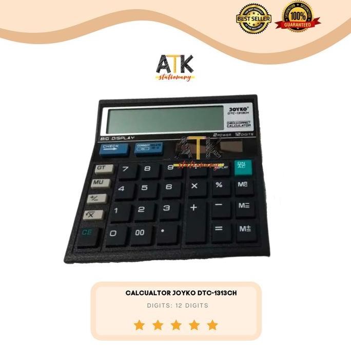 

restock Calculator Joyko DTC 1313CH / Kalkulator 12 Digits atk