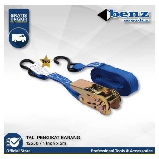 

Terlaris Benz Rachet Tie Down 1" X 5 Meter - Tali Pengikat Barang Motor