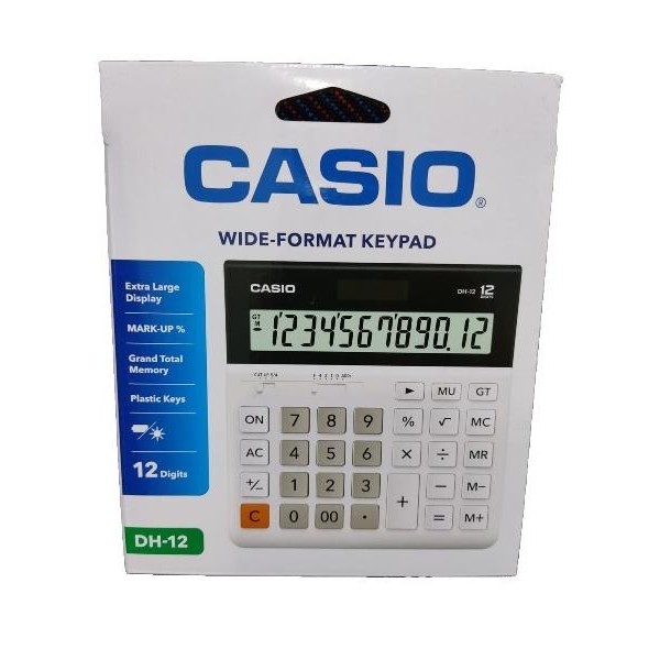 

restock Kalkulator Besar Wide Format 12 digit Casio DH-12