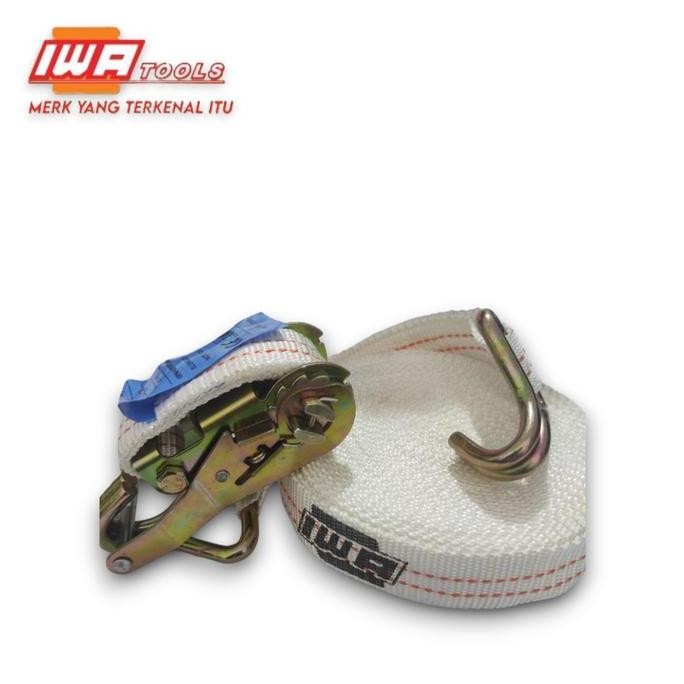 

Terlaris Iwa Rachet Tie Down 10M Track Belt Tali Ikat Sabuk Truk Tali Webbing