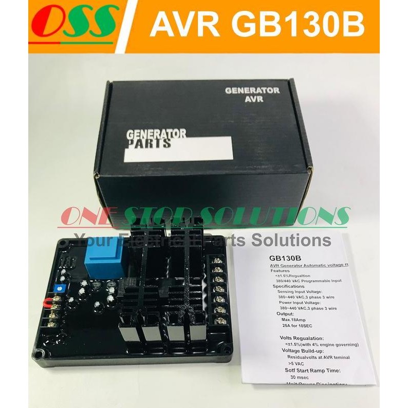 

Terlaris Avr Generator Gb130B Gb 130 Gb-130 Avr Genset